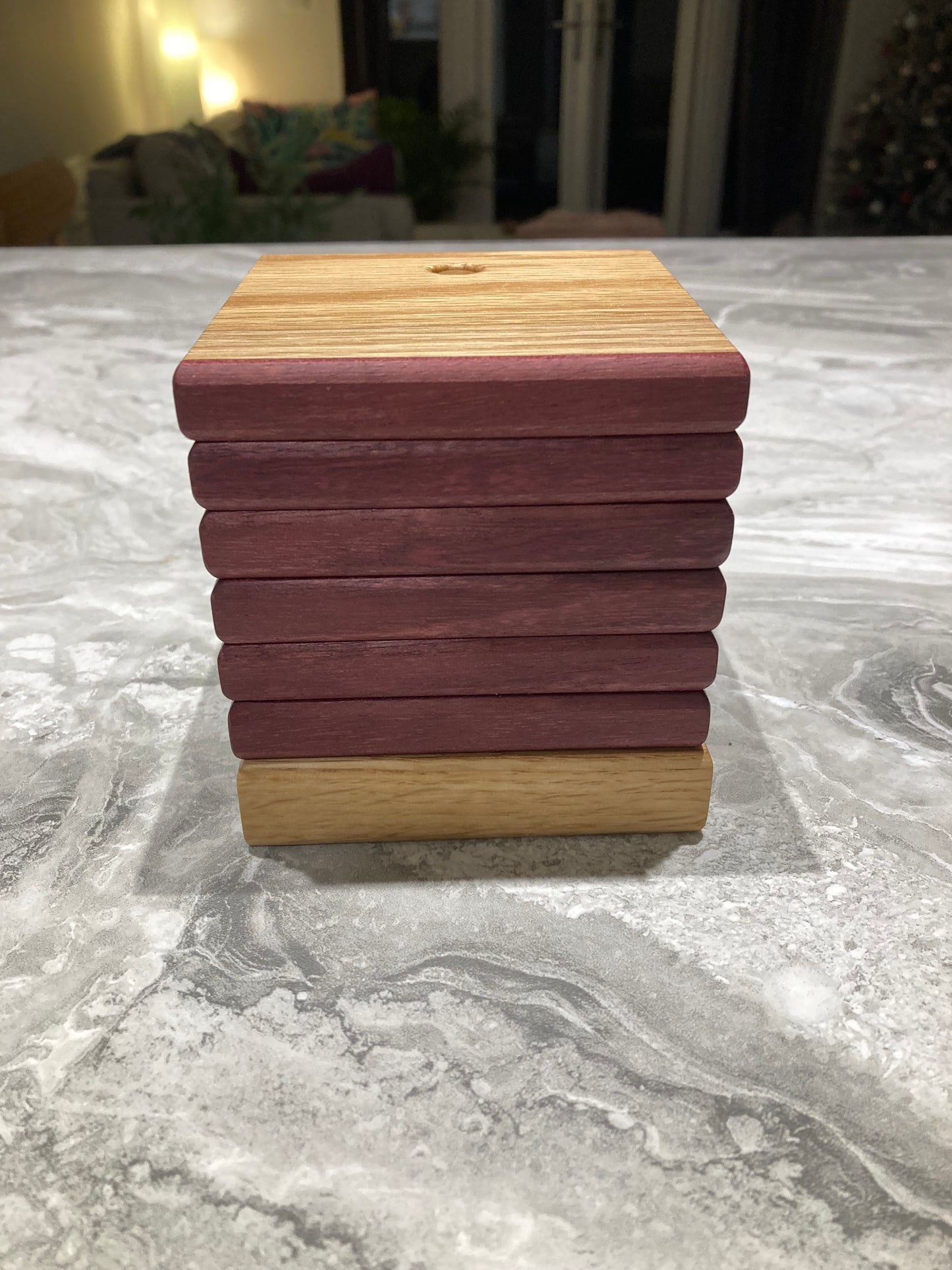 Oak coasters